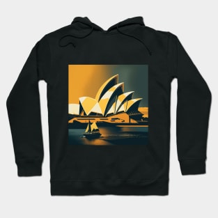 Stylised Sydney Opera House Hoodie